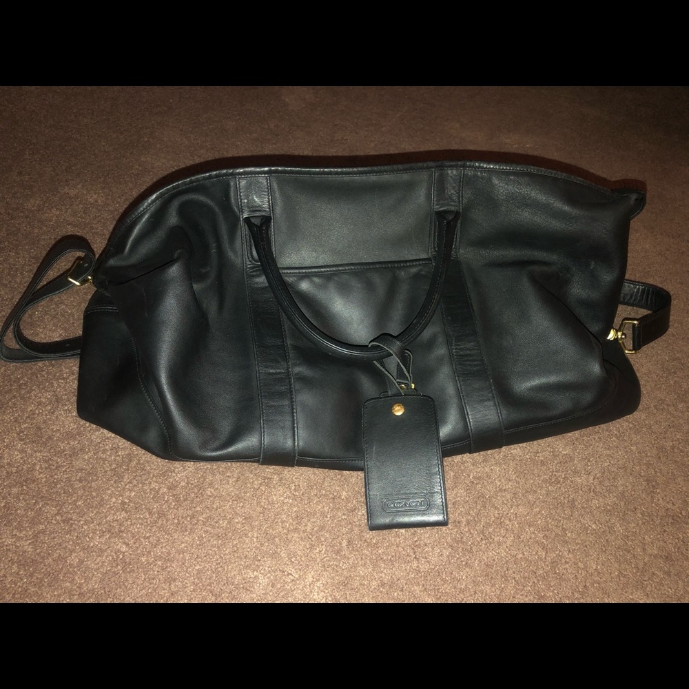 Black Coach Duffle Bag